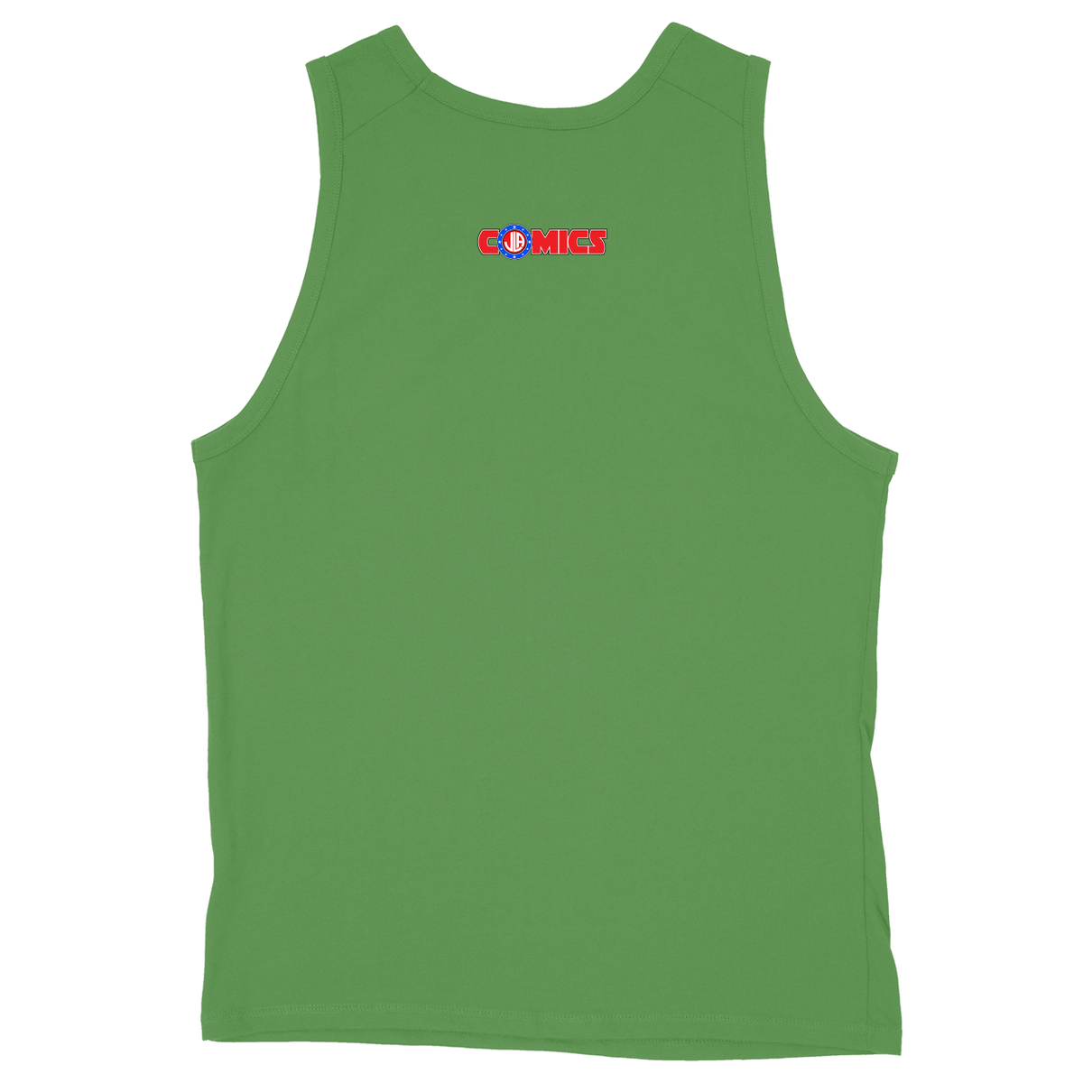 Soft Style Unisex Tank Top - Green - back***Green|||Soft Style Unisex Tank Top