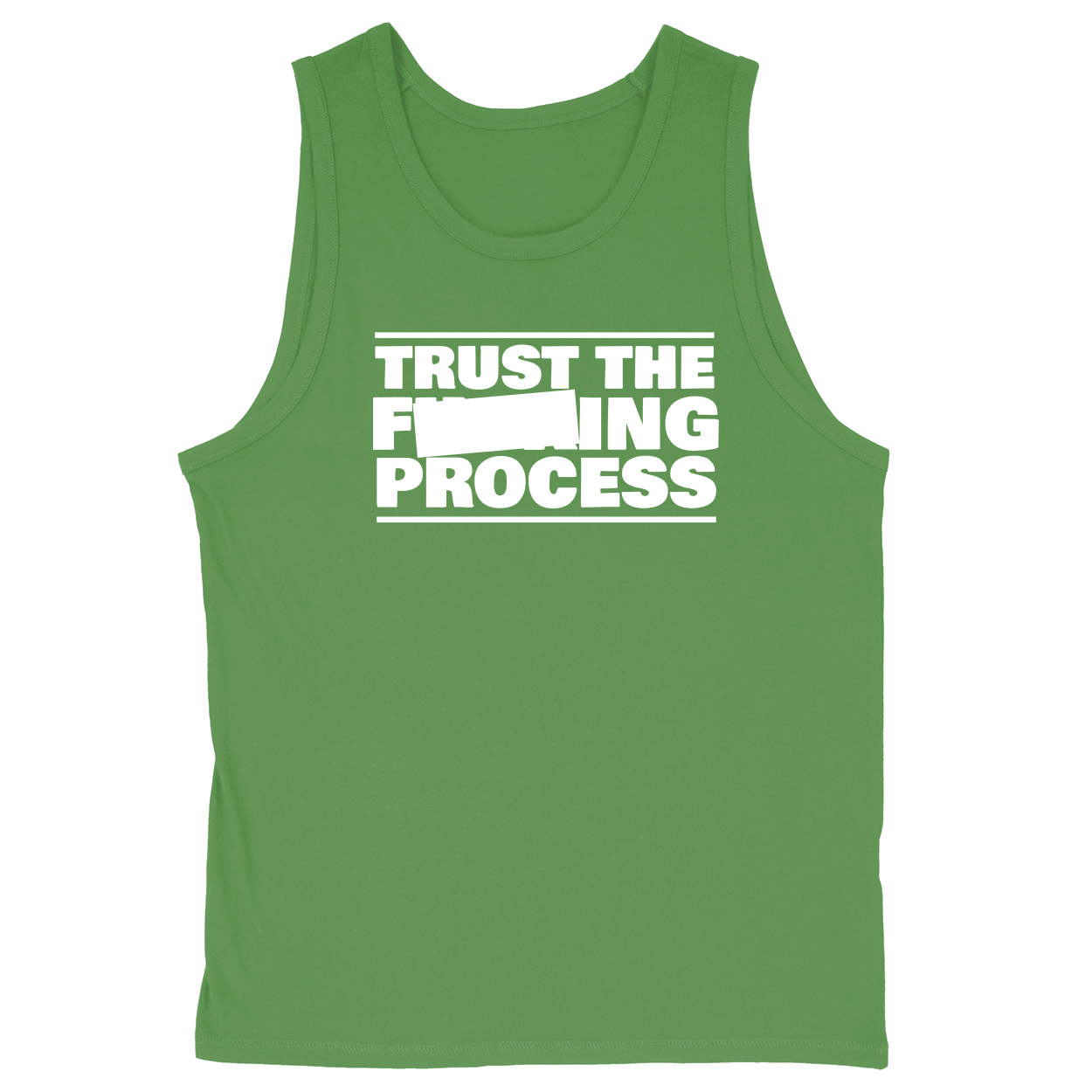 Soft Style Unisex Tank Top - Green - front