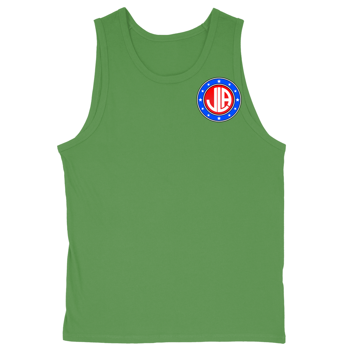 Soft Style Unisex Tank Top - Green - front***Green|||Soft Style Unisex Tank Top