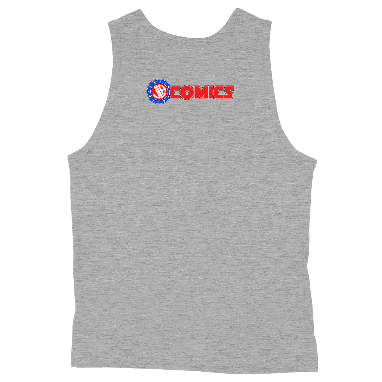 Soft Style Unisex Tank Top - Heather Grey - back