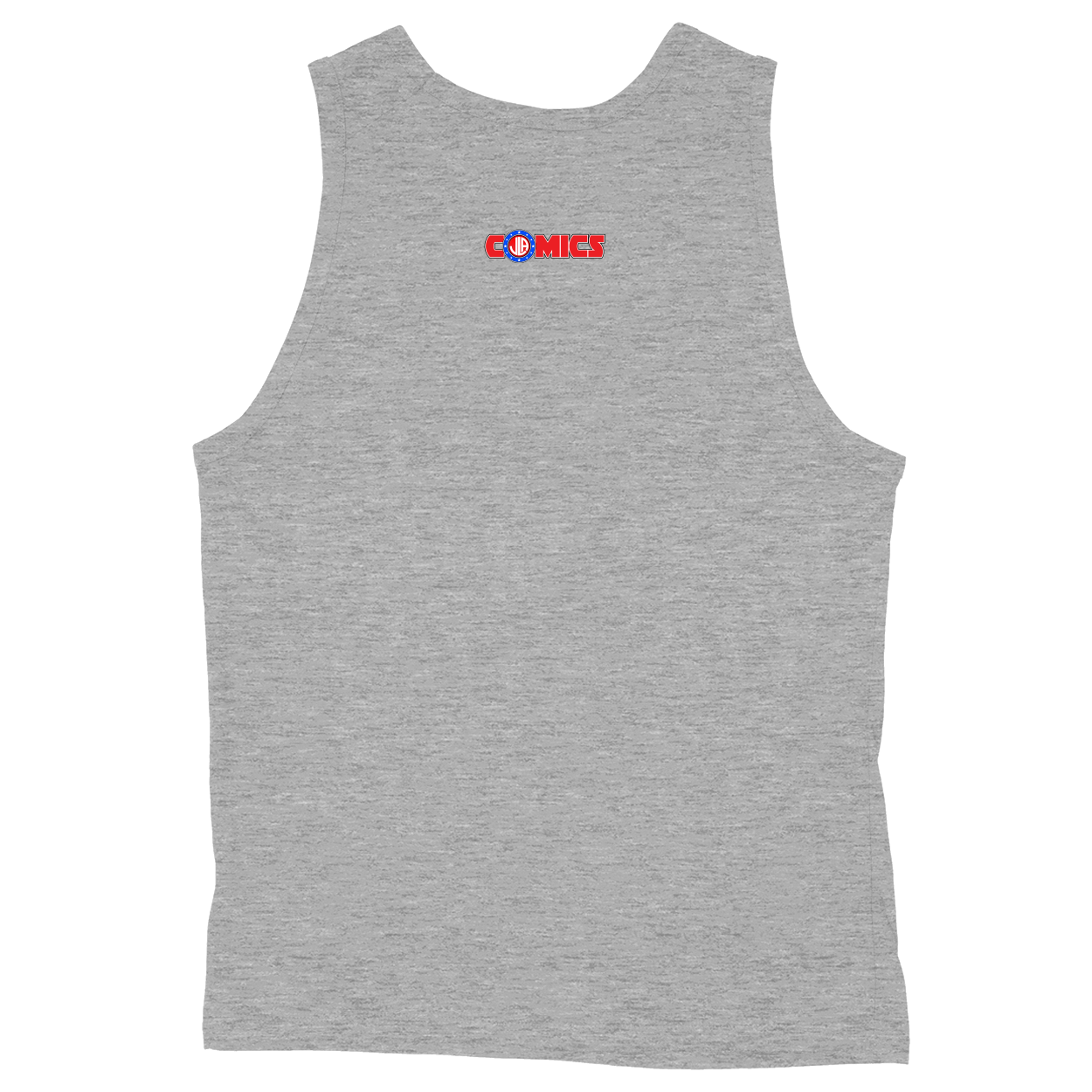 Soft Style Unisex Tank Top - Heather Grey - back