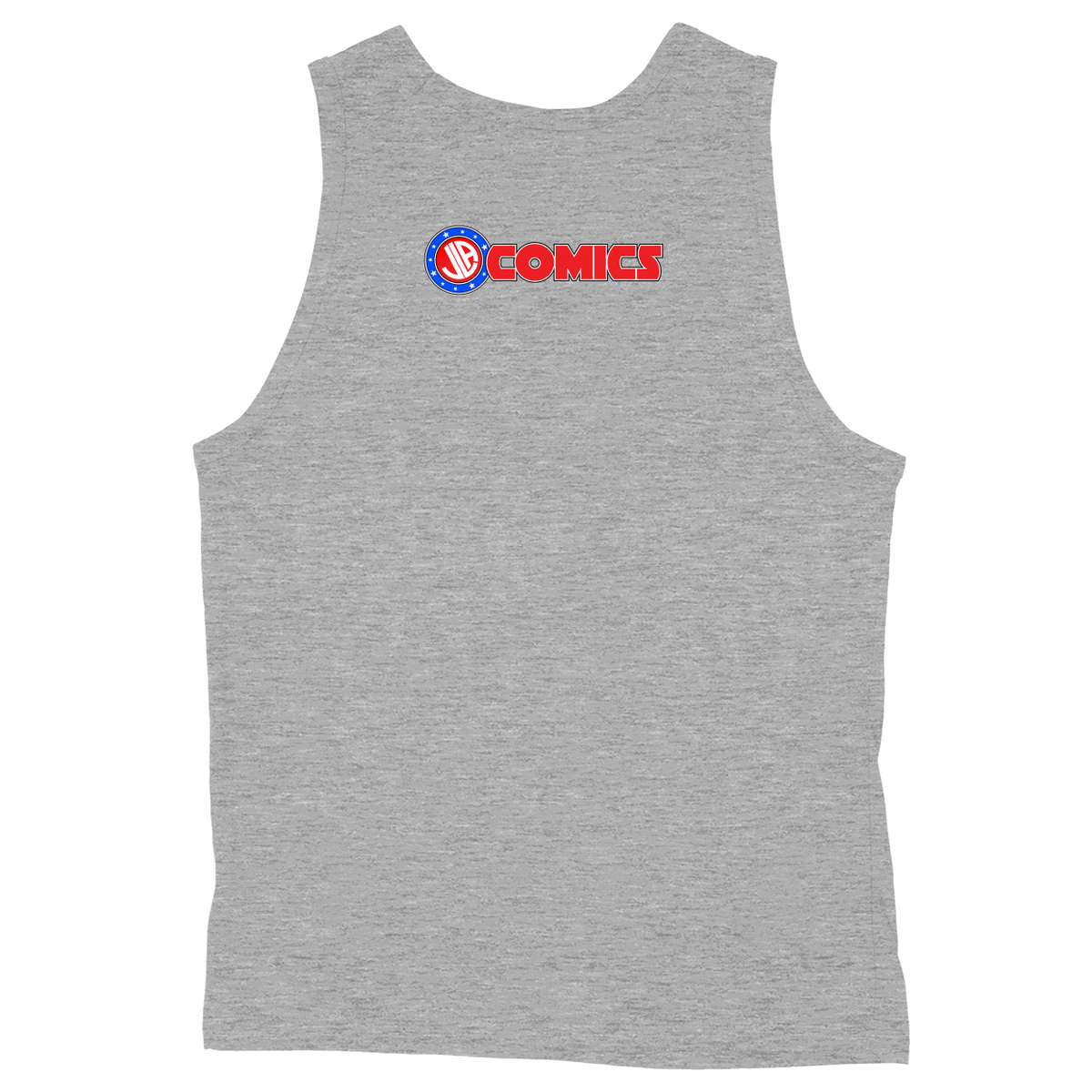 Soft Style Unisex Tank Top - Heather Grey - back