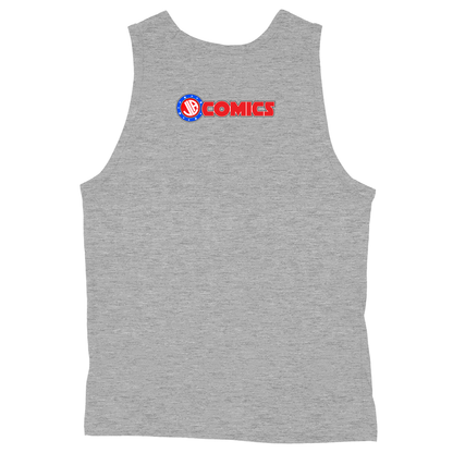 Soft Style Unisex Tank Top - Heather Grey - back