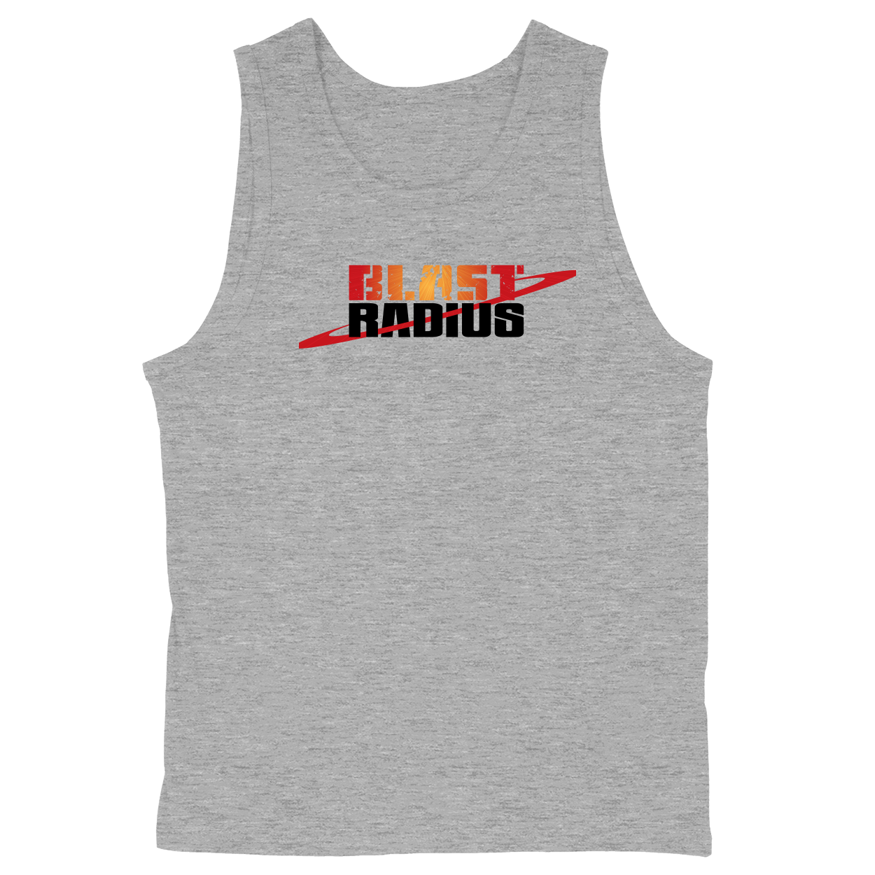 Soft Style Unisex Tank Top - Heather Grey - front***Heather Grey|||Soft Style Unisex Tank Top