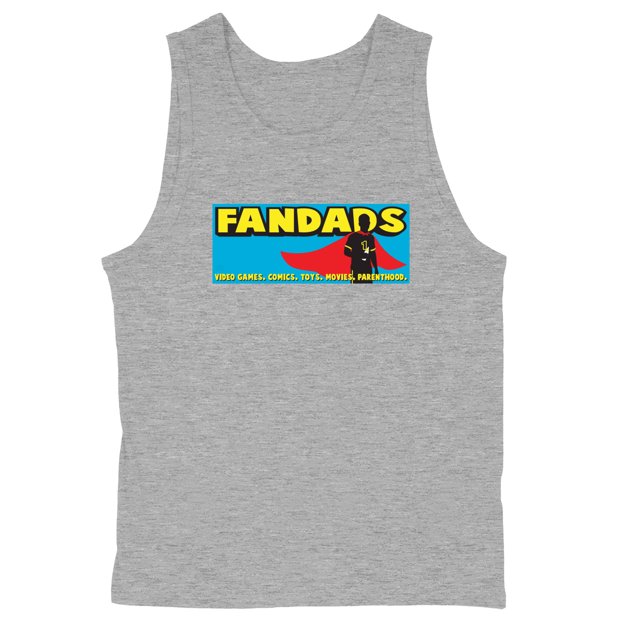 Soft Style Unisex Tank Top - Heather Grey - front***Heather Grey|||Soft Style Unisex Tank Top
