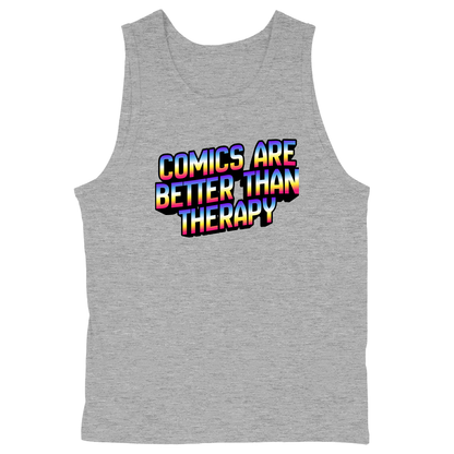 Soft Style Unisex Tank Top - Heather Grey - front