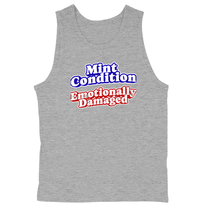Soft Style Unisex Tank Top - Heather Grey - front
