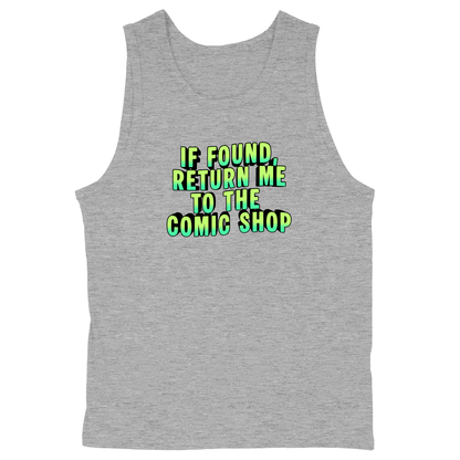 Soft Style Unisex Tank Top - Heather Grey - front