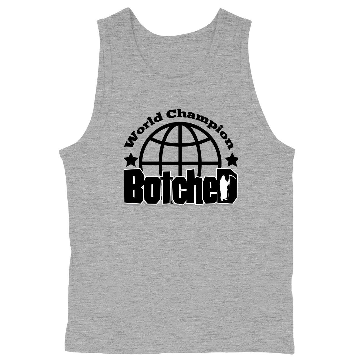 Soft Style Unisex Tank Top - Heather Grey - front