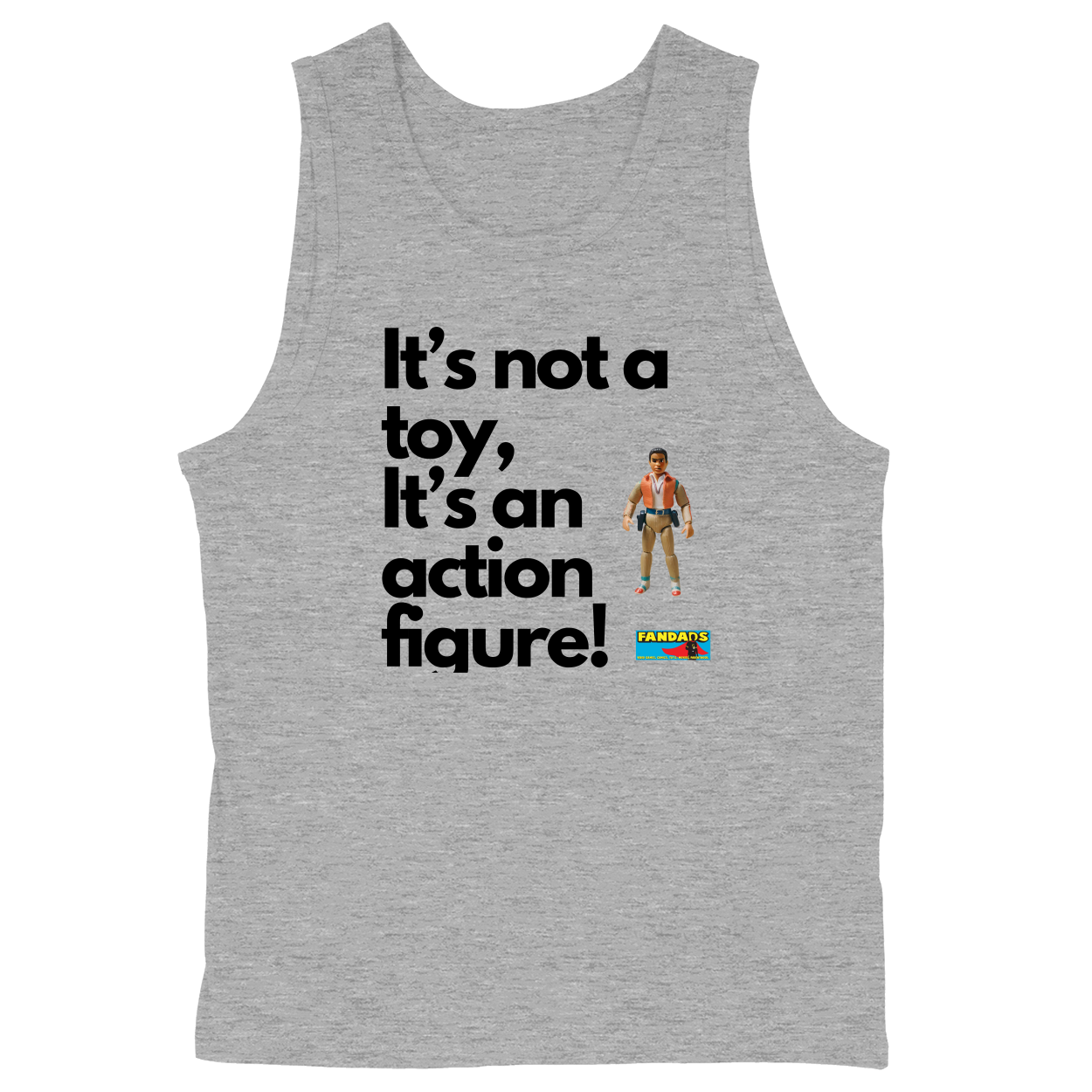 Soft Style Unisex Tank Top - Heather Grey - front***Heather Grey|||Soft Style Unisex Tank Top
