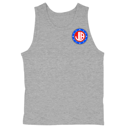 Soft Style Unisex Tank Top - Heather Grey - front