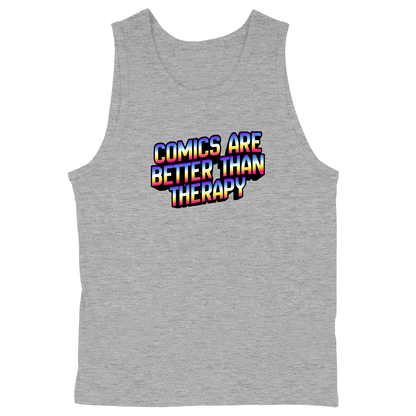 Soft Style Unisex Tank Top - Heather Grey - front