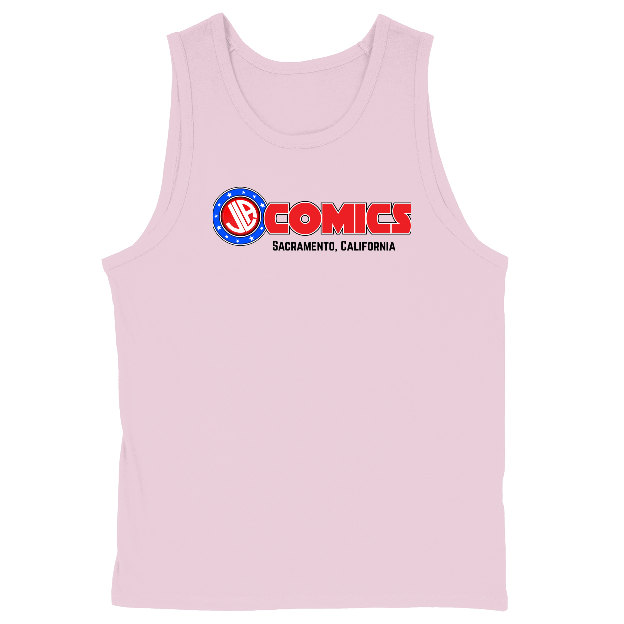 Soft Style Unisex Tank Top - Light Pink - front