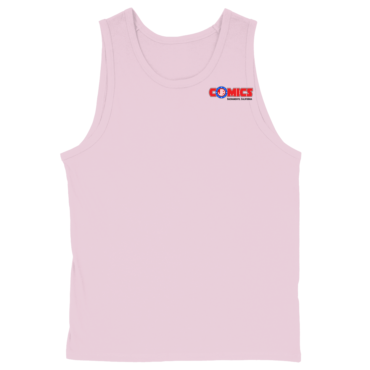 Soft Style Unisex Tank Top - Light Pink - front***Light Pink|||Soft Style Unisex Tank Top