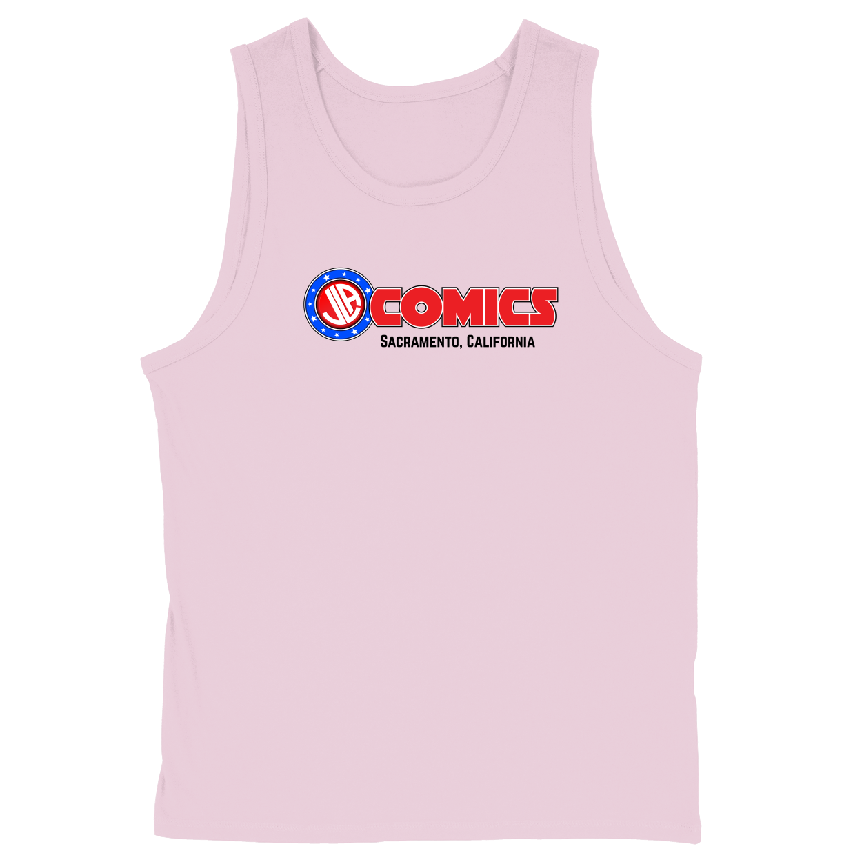Soft Style Unisex Tank Top - Light Pink - front***Light Pink|||Soft Style Unisex Tank Top