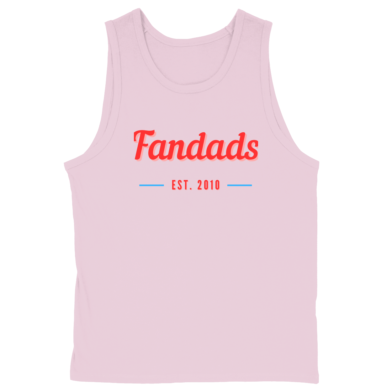 Soft Style Unisex Tank Top - Light Pink - front