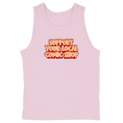 Soft Style Unisex Tank Top - Light Pink - front