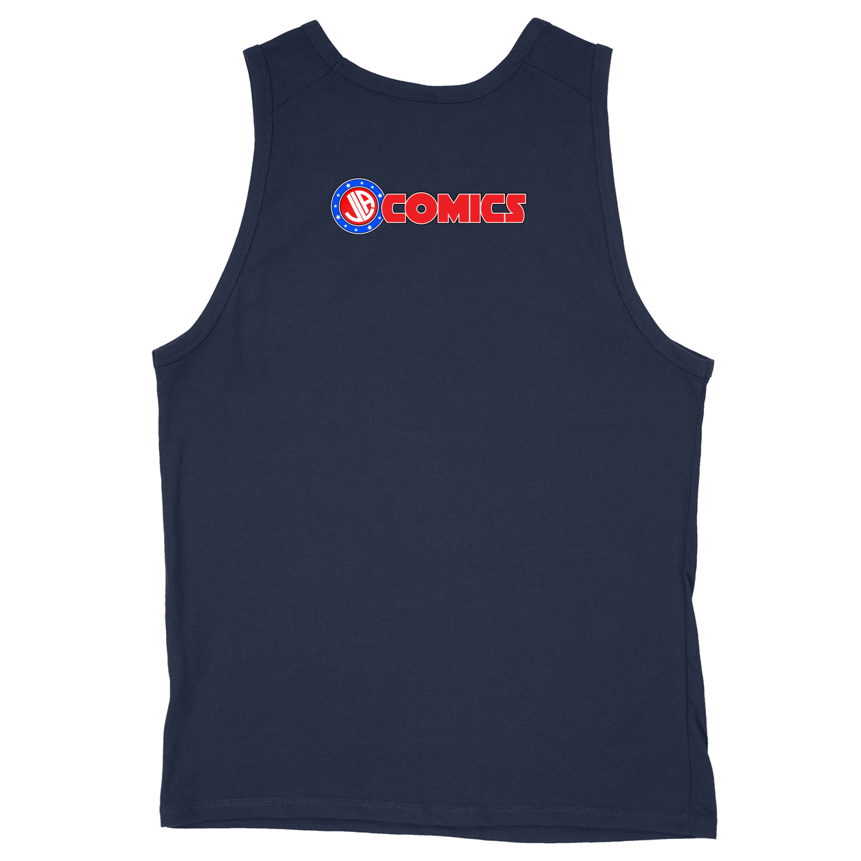 Soft Style Unisex Tank Top - Navy - back***Navy|||Soft Style Unisex Tank Top