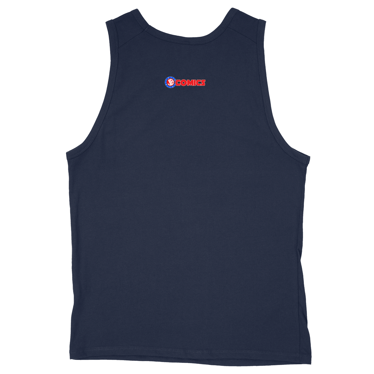 Soft Style Unisex Tank Top - Navy - back