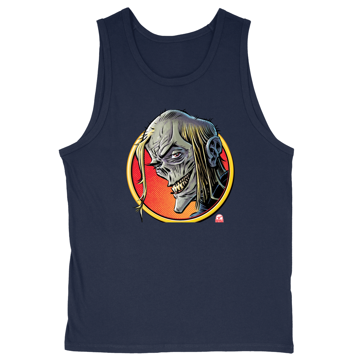 Soft Style Unisex Tank Top - Navy - front