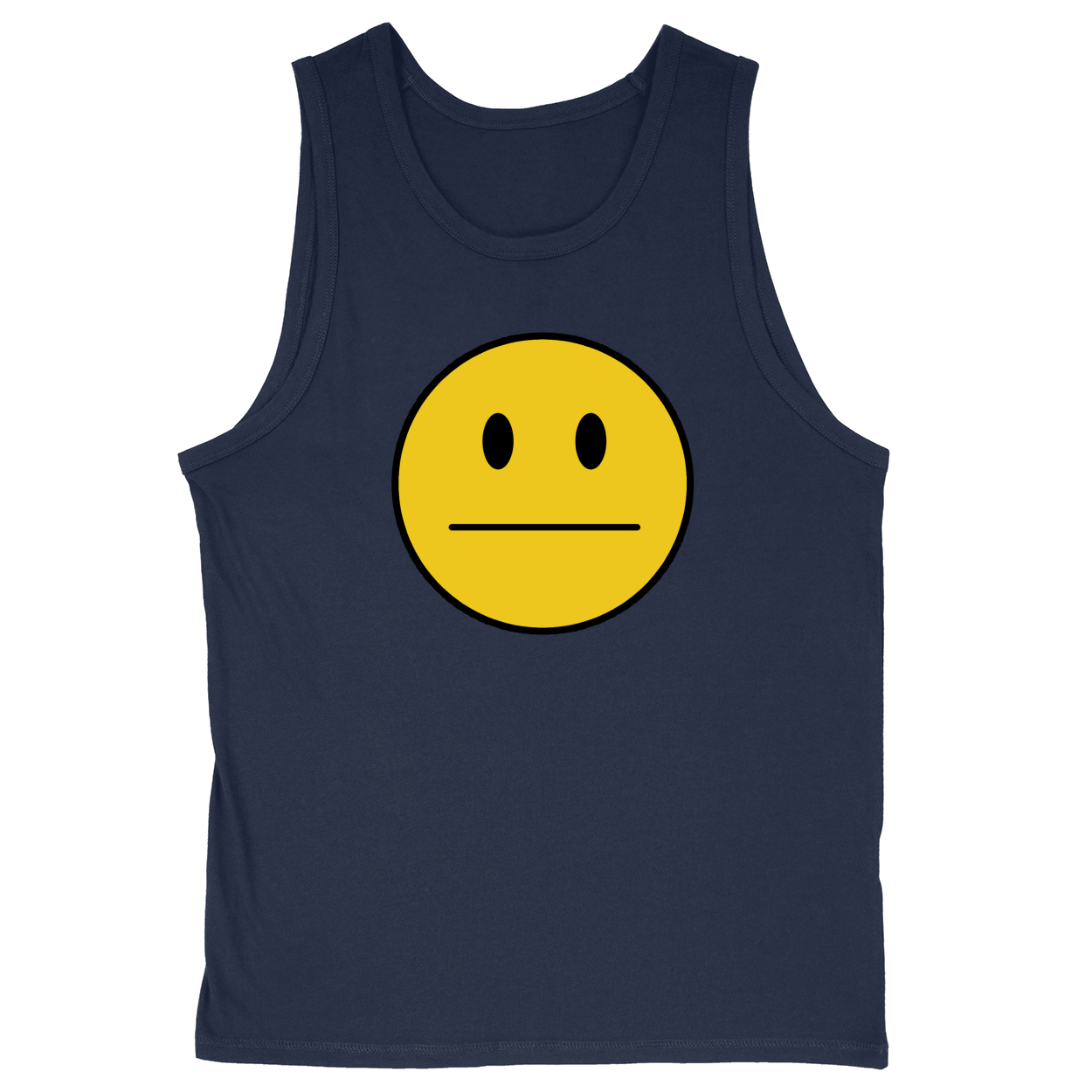 Soft Style Unisex Tank Top - Navy - front