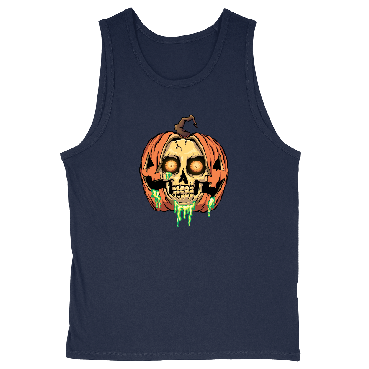 Soft Style Unisex Tank Top - Navy - front***Navy|||Soft Style Unisex Tank Top
