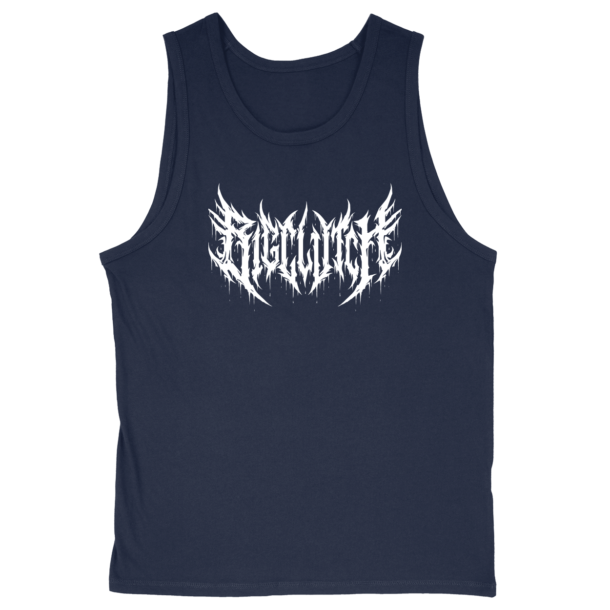 Soft Style Unisex Tank Top - Navy - front