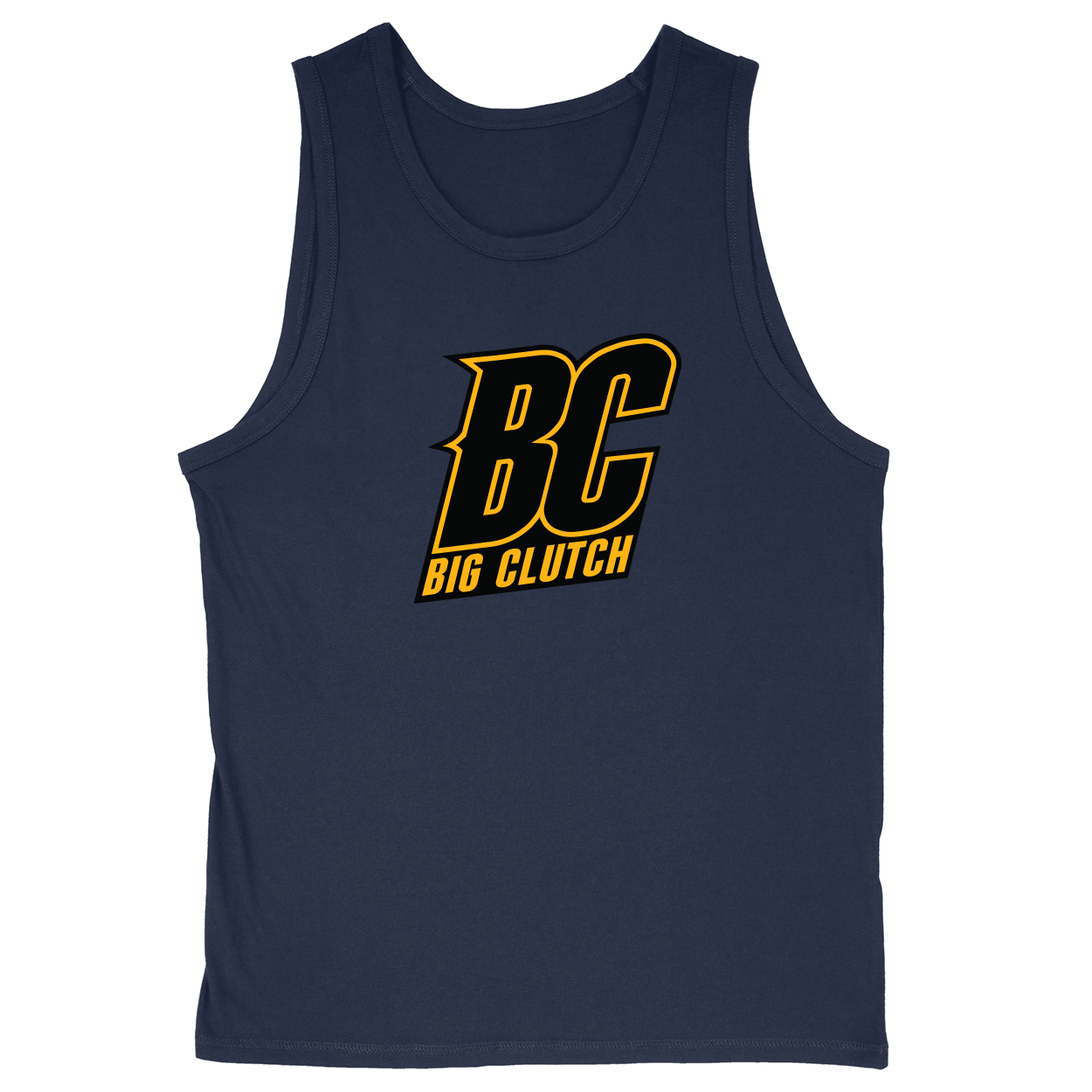 Soft Style Unisex Tank Top - Navy - front***Navy|||Soft Style Unisex Tank Top