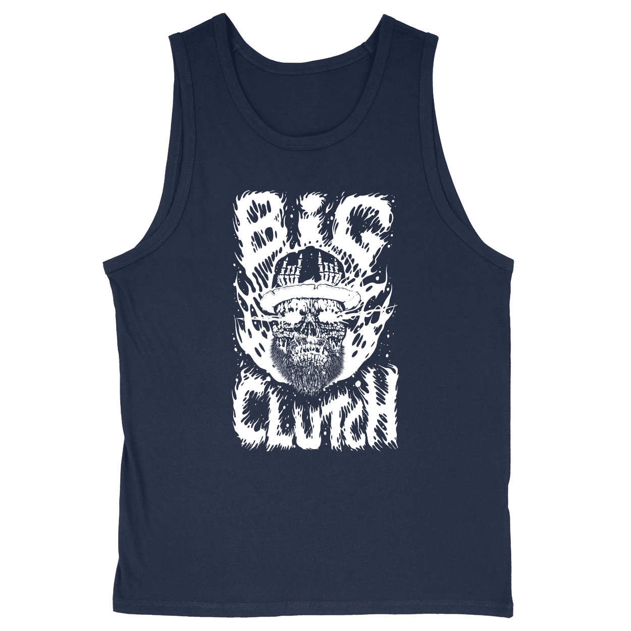 Soft Style Unisex Tank Top - Navy - front