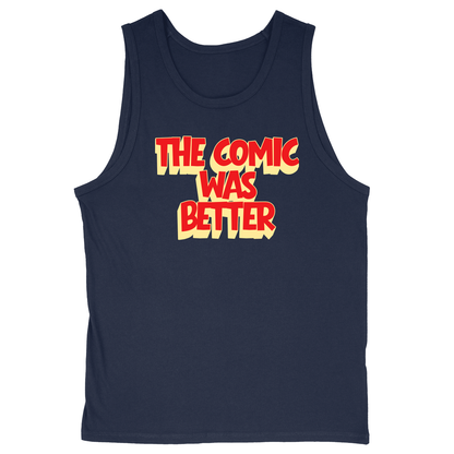 Soft Style Unisex Tank Top - Navy - front