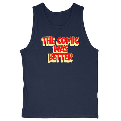 Soft Style Unisex Tank Top - Navy - front