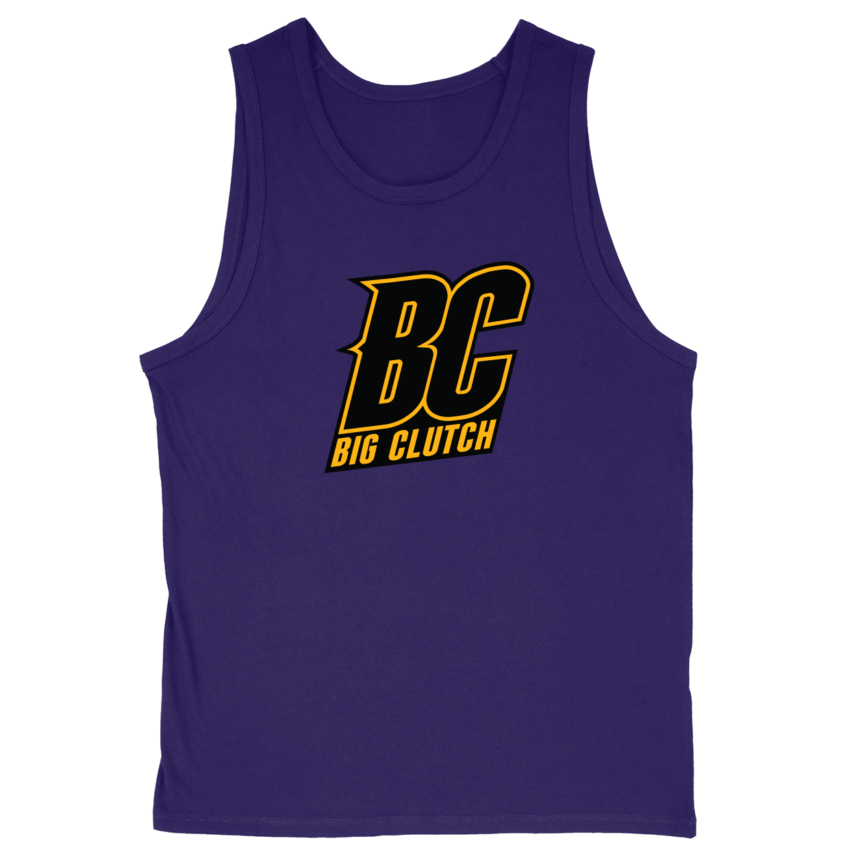 Soft Style Unisex Tank Top - Purple - front***Purple|||Soft Style Unisex Tank Top