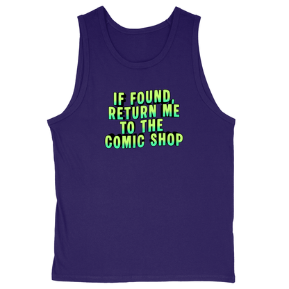 Soft Style Unisex Tank Top - Purple - front