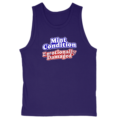 Soft Style Unisex Tank Top - Purple - front