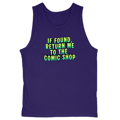 Soft Style Unisex Tank Top - Purple - front