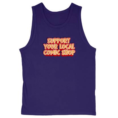 Soft Style Unisex Tank Top - Purple - front