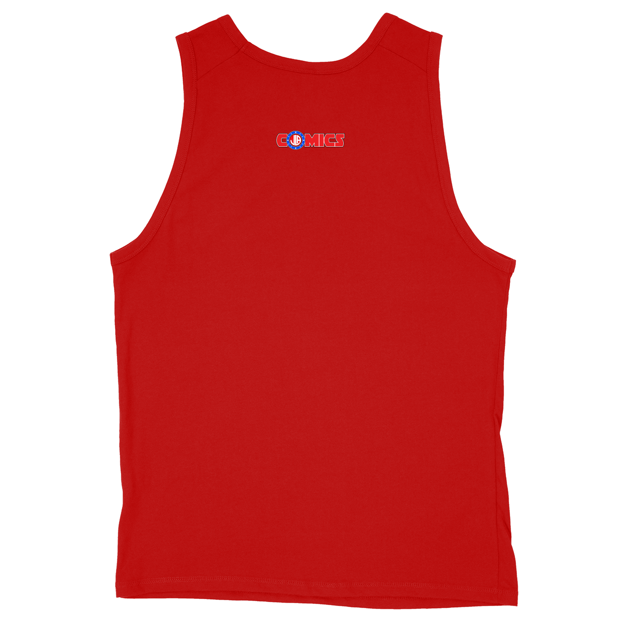 Soft Style Unisex Tank Top - Red - back***Red|||Soft Style Unisex Tank Top