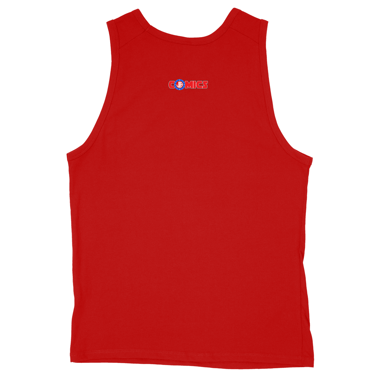 Soft Style Unisex Tank Top - Red - back