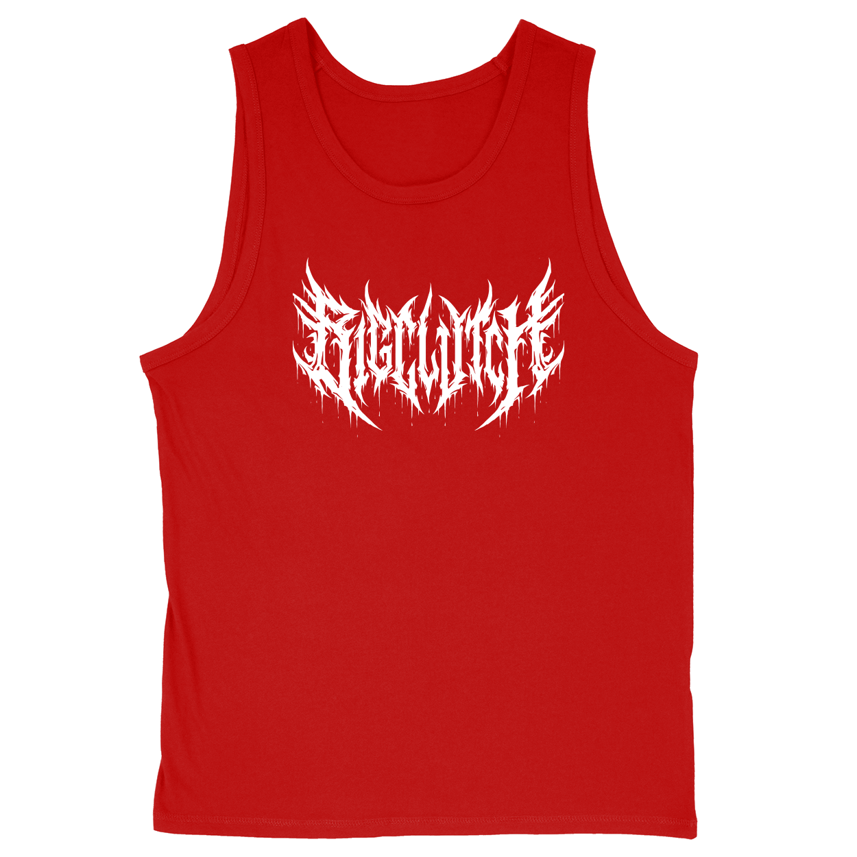 Soft Style Unisex Tank Top - Red - front***Red|||Soft Style Unisex Tank Top