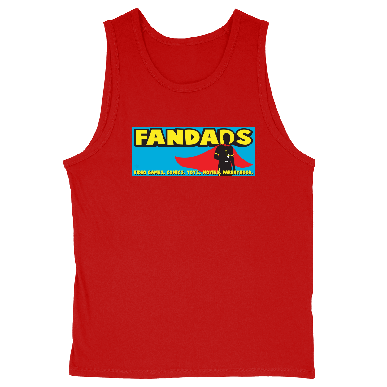 Soft Style Unisex Tank Top - Red - front***Red|||Soft Style Unisex Tank Top