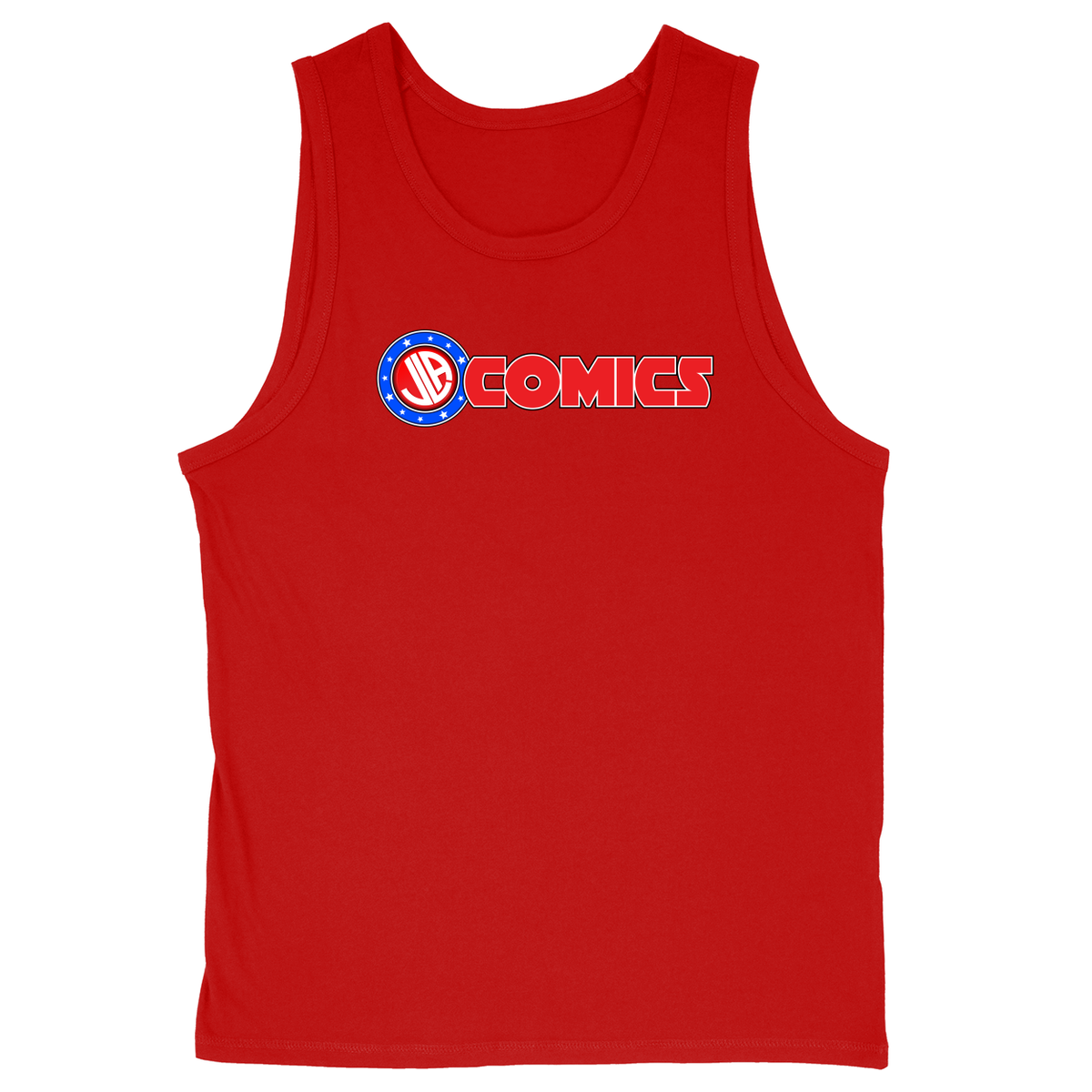 Soft Style Unisex Tank Top - Red - front***Red|||Soft Style Unisex Tank Top