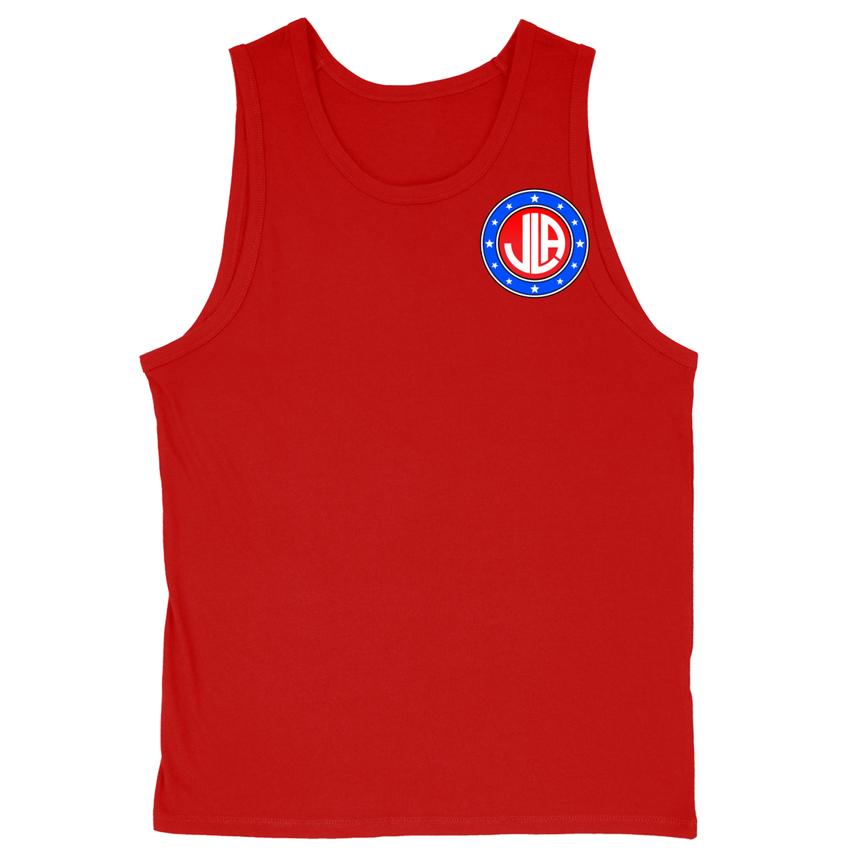 Soft Style Unisex Tank Top - Red - front***Red|||Soft Style Unisex Tank Top
