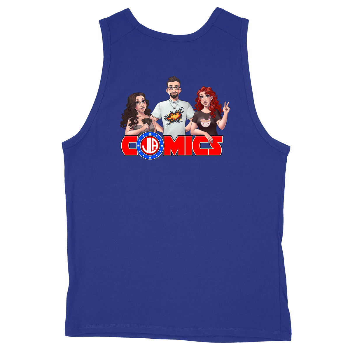 Soft Style Unisex Tank Top - Royal - back