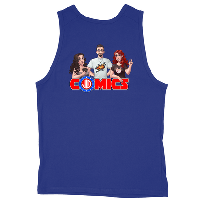 Soft Style Unisex Tank Top - Royal - back