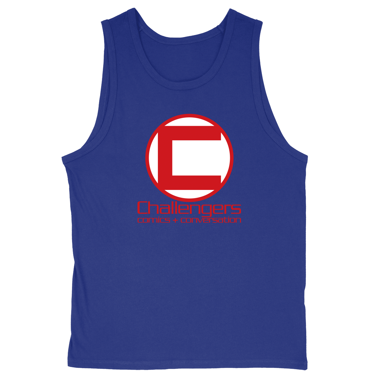 Soft Style Unisex Tank Top - Royal - front