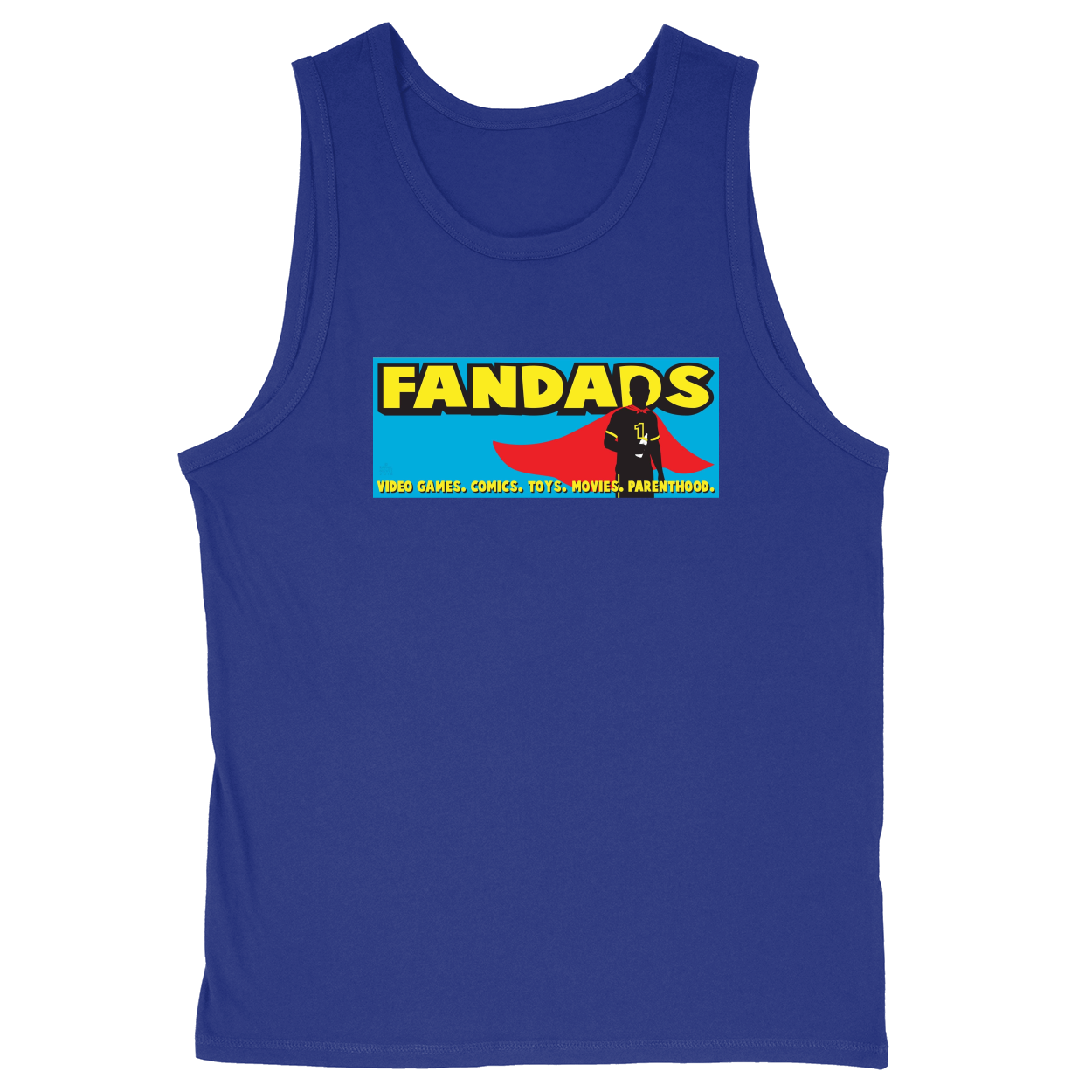 Soft Style Unisex Tank Top - Royal - front***Royal|||Soft Style Unisex Tank Top