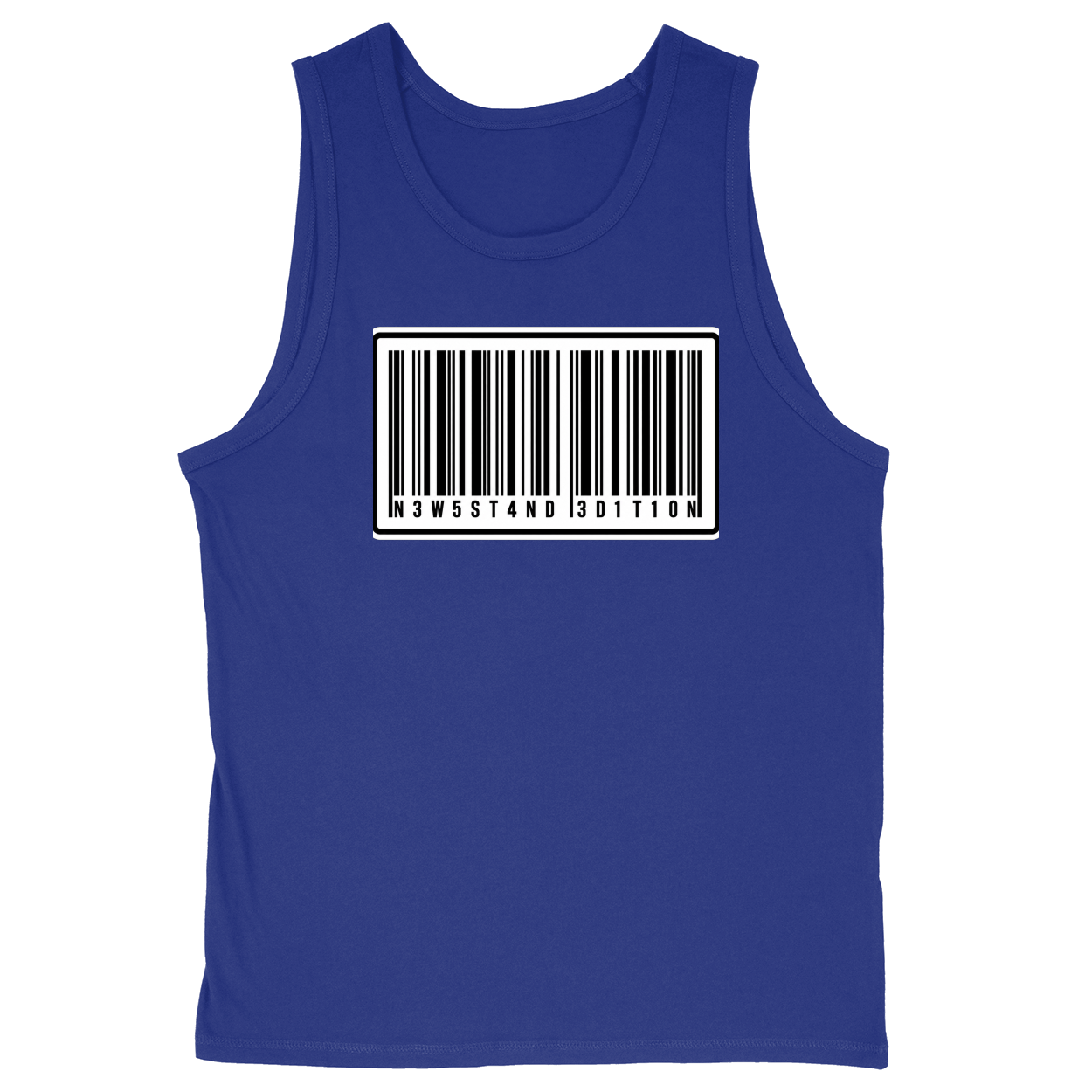Soft Style Unisex Tank Top - Royal - front***Royal|||Soft Style Unisex Tank Top