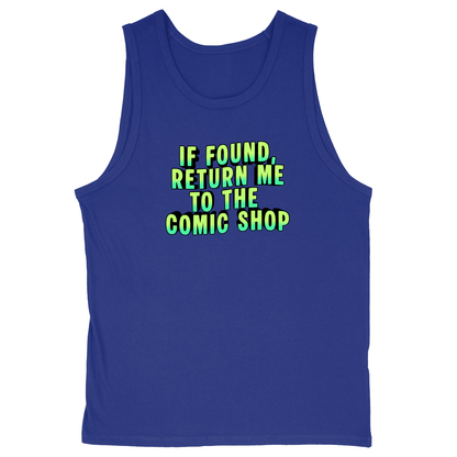 Soft Style Unisex Tank Top - Royal - front