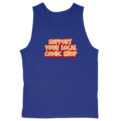 Soft Style Unisex Tank Top - Royal - front