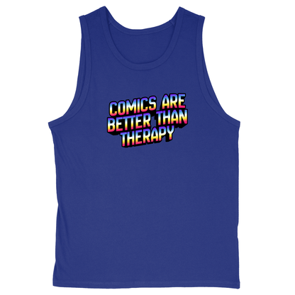 Soft Style Unisex Tank Top - Royal - front